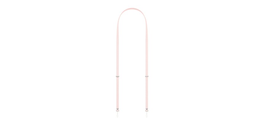 Apple Crossbody Strap - Soft Pink