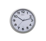 Wall clock MAULstep RC Ø40x5cm plastic silver/white with battery
