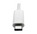 Tripp Lite U444-06N-HU-C station d'accueil USB 3.2 Gen 1 (3.1 Gen 1) Type-C Blanc