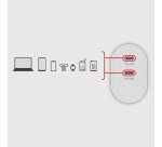 SBS Chargeur secteur Power Delivery 35 W 2x USB-C