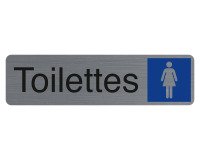 Plaque de signalisation 'Toilettes Dame'