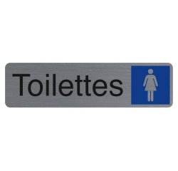 Plaque de signalisation 'Toilettes Dame'