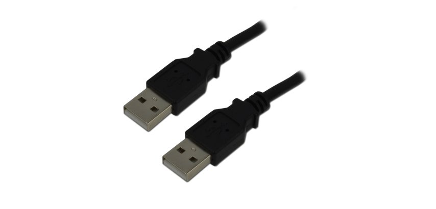 MCL USB 2.0 A/A 3 m câble USB USB A 0,48 Gbit/s Noir