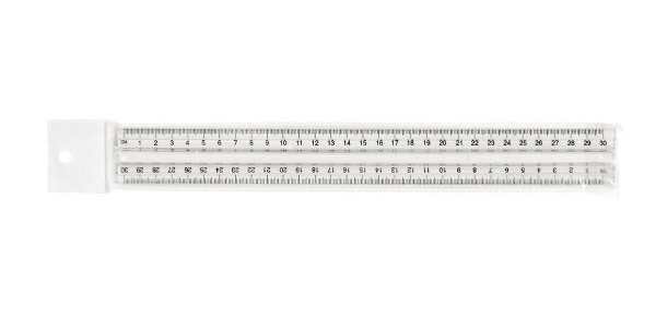 Artiglio 5251 ruler Desk ruler 300 mm Plastic White