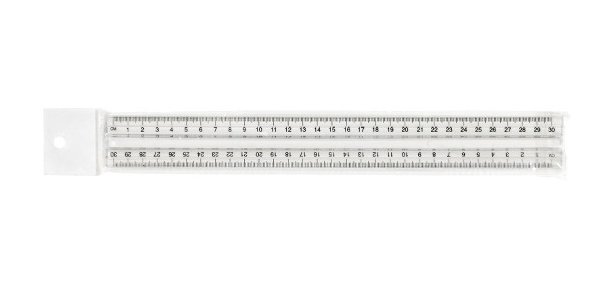 Artiglio 5251 ruler Desk ruler 300 mm Plastic White