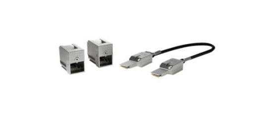Cisco C9300L-STACK-KIT= Cable de fibra óptica e InfiniBand 0,5 m Negro, Gris