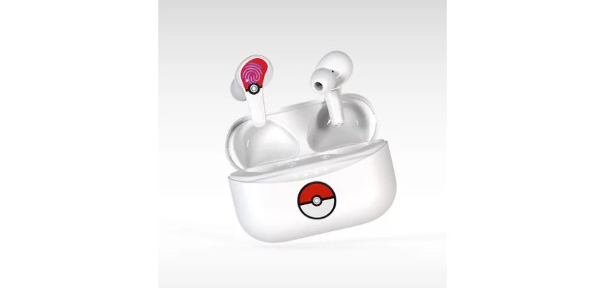 OTL Technologies Pokémon Poké ball Headset Wireless In-ear Calls/Music Bluetooth White
