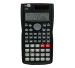 Calculadora liderpapel cientifica xf33 12 digitos 240 funciones con tapa solar y pilas color negro 156x85x20