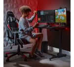 X Rocker 5126601 Siège pour jeu vidéo Fauteuil de gaming Siège rembourré Noir, Rouge
