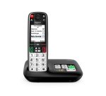 Gigaset EASY 500A Telefono analogico/DECT Identificatore di chiamata Nero, Argento