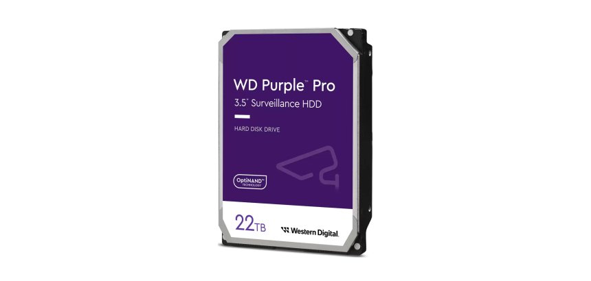 Western Digital Purple Pro disque dur 22 To 7200 tr/min 512 Mo 3.5" Série ATA III