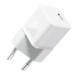 Baseus Gan5 Fast Charger(Mini) 1C 20W Smartphone, Universal Blanco Corriente alterna Carga rápida Interior