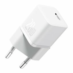 Baseus Gan5 Fast Charger(Mini) 1C 20W Smartphone, Universal Blanco Corriente alterna Carga rápida Interior