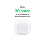 Apple AirPods 4 Auriculares True Wireless Stereo (TWS) Dentro de oído Llamadas/Música/Deporte/Uso diario Bluetooth Blanco