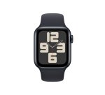 Apple Watch SE GPS 40mm Midnight Aluminium Case with Midnight Sport Band - M/L