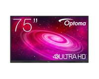 Optoma 1751RK tableau blanc interactif 190,5 cm (75") 3840 x 2160 pixels Écran tactile Noir HDMI