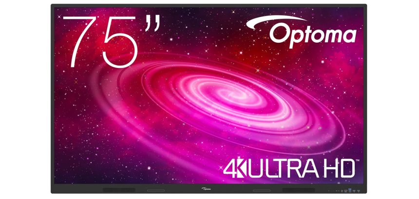 Optoma 1751RK tableau blanc interactif 190,5 cm (75") 3840 x 2160 pixels Écran tactile Noir HDMI