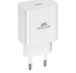 Rivacase 4260709013183 Caricabatterie per dispositivi mobili Universale Bianco AC Ricarica rapida Auto