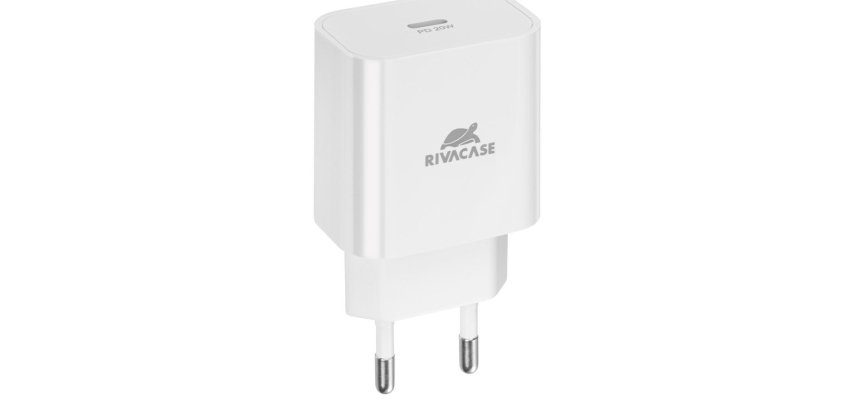 Rivacase 4260709013183 Caricabatterie per dispositivi mobili Universale Bianco AC Ricarica rapida Auto