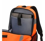 DICOTA P20471-18 sac à dos Noir, Gris, Orange Polyéthylène téréphtalate recyclé (rPET)