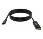 Vision TC 2MUSBCDP8K/BL câble DisplayPort 2 m USB Type-C Noir