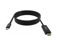 Vision TC 2MUSBCDP8K/BL câble DisplayPort 2 m USB Type-C Noir