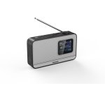 Panasonic RF-D15 Portátil Digital Negro, Plata