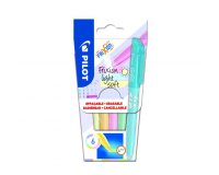 Subrayador borrable Pilot Frixion Light Soft pastel - Estuche de 6