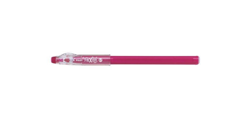 Frixion ball stick roller encre gel rose framboise 0.7  mm