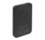 Rivacase VA2603 batteria portatile Polimeri di litio (LiPo) 5000 mAh Carica wireless Nero
