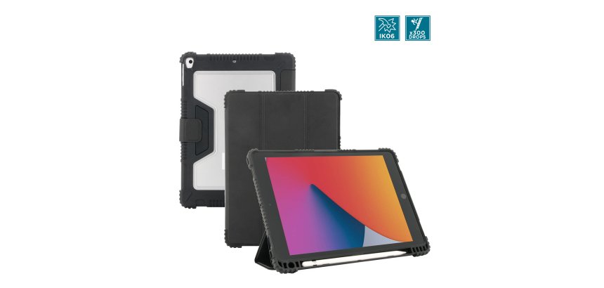 Mobilis Rugged Case for iPad 10.2'' 9th/8th/7th 25,9 cm (10.2") Folio Noir