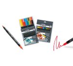 Pennarelli Aqua Brush Duo - punte 2,00 - 4,00 mm - Lyra - astuccio 24 pezzi