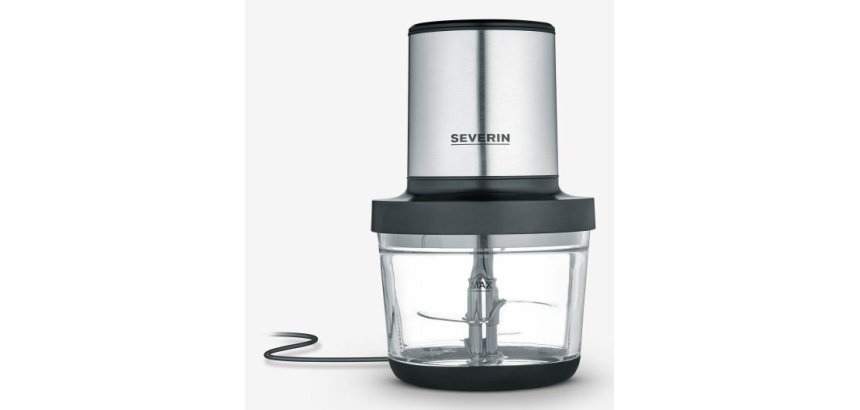 Severin KM 3867 electric food chopper 1 L 400 W Black, Silver, Transparent