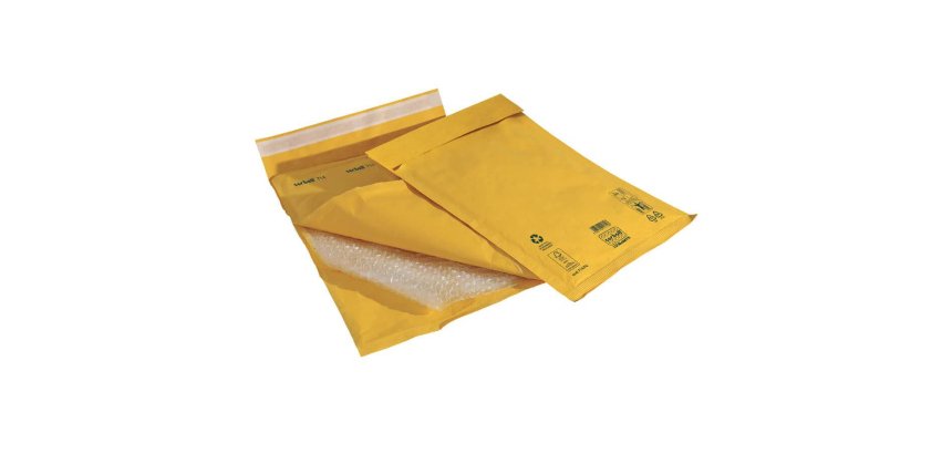 Busta imbottita Sacboll - CD (20 x 22 cm) - carta - avana - Blasetti - conf. 10 pezzi