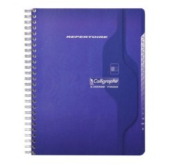 Répertoire reliure intégrale 7000 17x22 cm 180 pages petits carreaux 70 g - Assortis