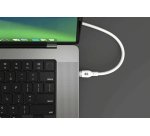 HYPER HJ4001WHGL câble USB USB 2.0 1 m USB C Blanc