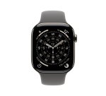 Apple Watch Series 11 OLED 46 mm Numérique 416 x 496 pixels Écran tactile 5G Titane Wifi GPS (satellite)