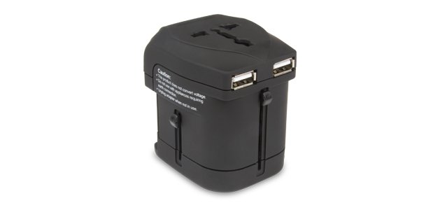 Hamlet Traver Adapter adattatore universale da viaggio per prese elettriche più caricatore usb