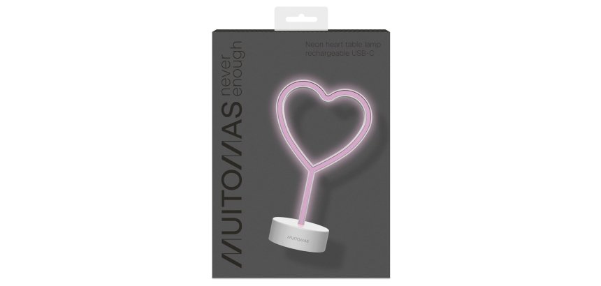 Muitomas Lampada al neon da tavolo