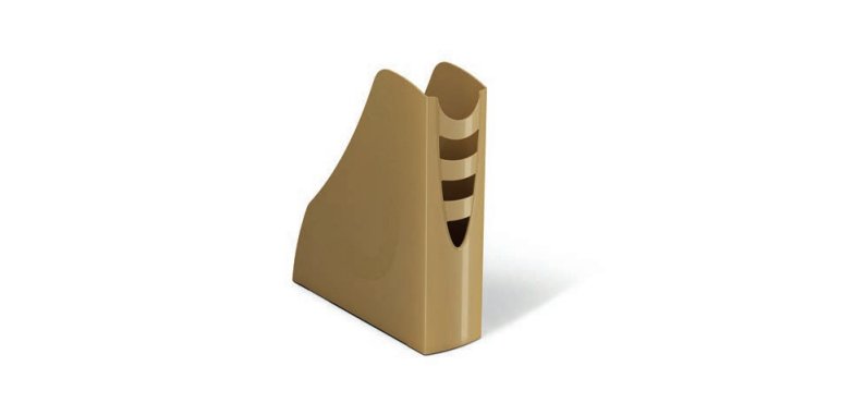 Portariviste Vintage Caramel - 26,6 x 27,8 cm - dorso 7,5 cm - ocra - Arda