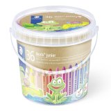 Crayon couleur staedtler buddy 140 3 en 1 + 3 taille-crayons classpack 36 unités