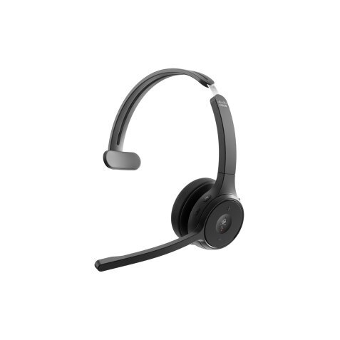 Cisco HS-WL-721Q-BUNA-C hoofdtelefoon/headset Draadloos Hoofdband Kantoor/callcenter Bluetooth Zwart