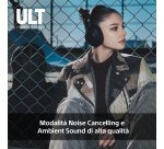 Sony ULT WEAR - Cuffie Bluetooth Wireless con ULT POWER SOUND, bassi profondi, Noise Cancelling, ottima qualità delle chiamate, durata della batteria fino a 30 ore, IOS e Android