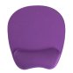 Tapis souris q-connect repose-poignet ergonomique    mousse grand confort facilement nettoyable coloris violet