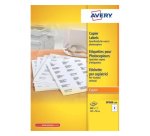 Etiquettes copieur avery format 105 x 70 mm coloris blanc boîte 800 unites