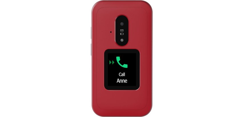 Doro Leva E30 7,11 cm (2.8") 142,7 g Rouge, Blanc Téléphone numérique