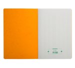 Piqûre 29,7x21cm à tête paresseuse 4 colonnes sur 1 page - 34 lignes - 80 pages - Couleurs assorties