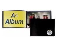 Protège-documents Oxford Memphis A3 80 vues / 40 pochettes couverture polypro noir