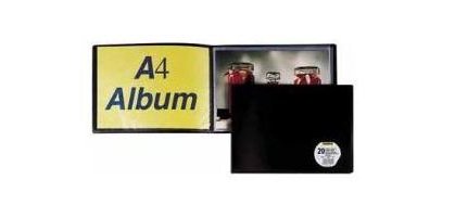 Protège-documents Oxford Memphis A3 80 vues / 40 pochettes couverture polypro noir