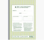 Manifold R.T.T Enregistrement du temps de travail 50 feuillets dupli autocopiants